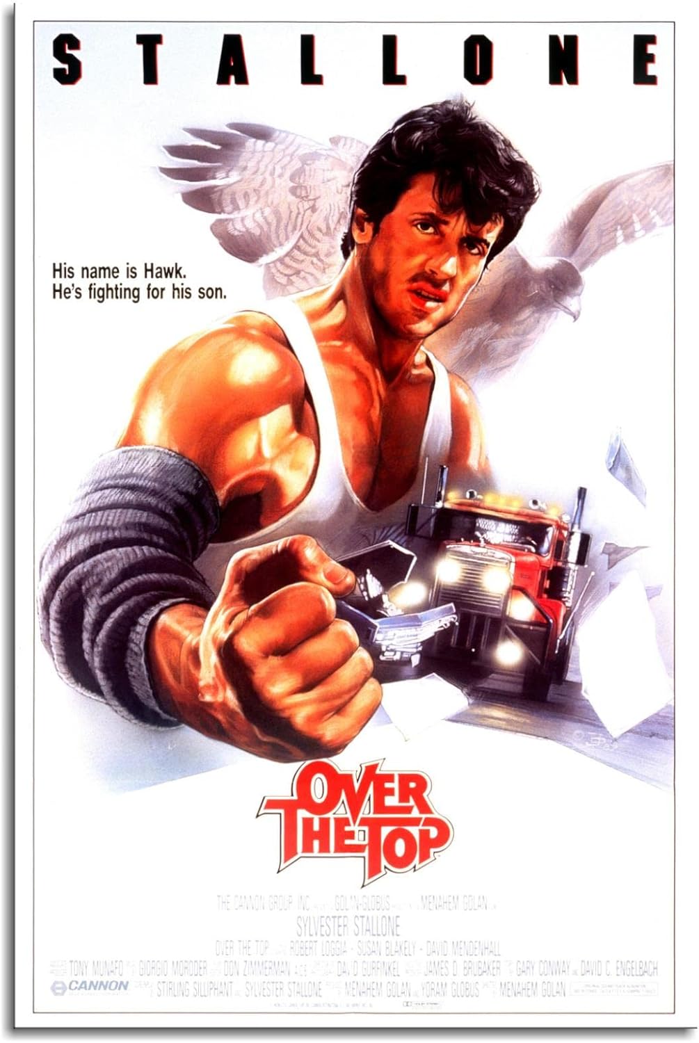 Home Gym Decor - Affiche de film Over The Top,