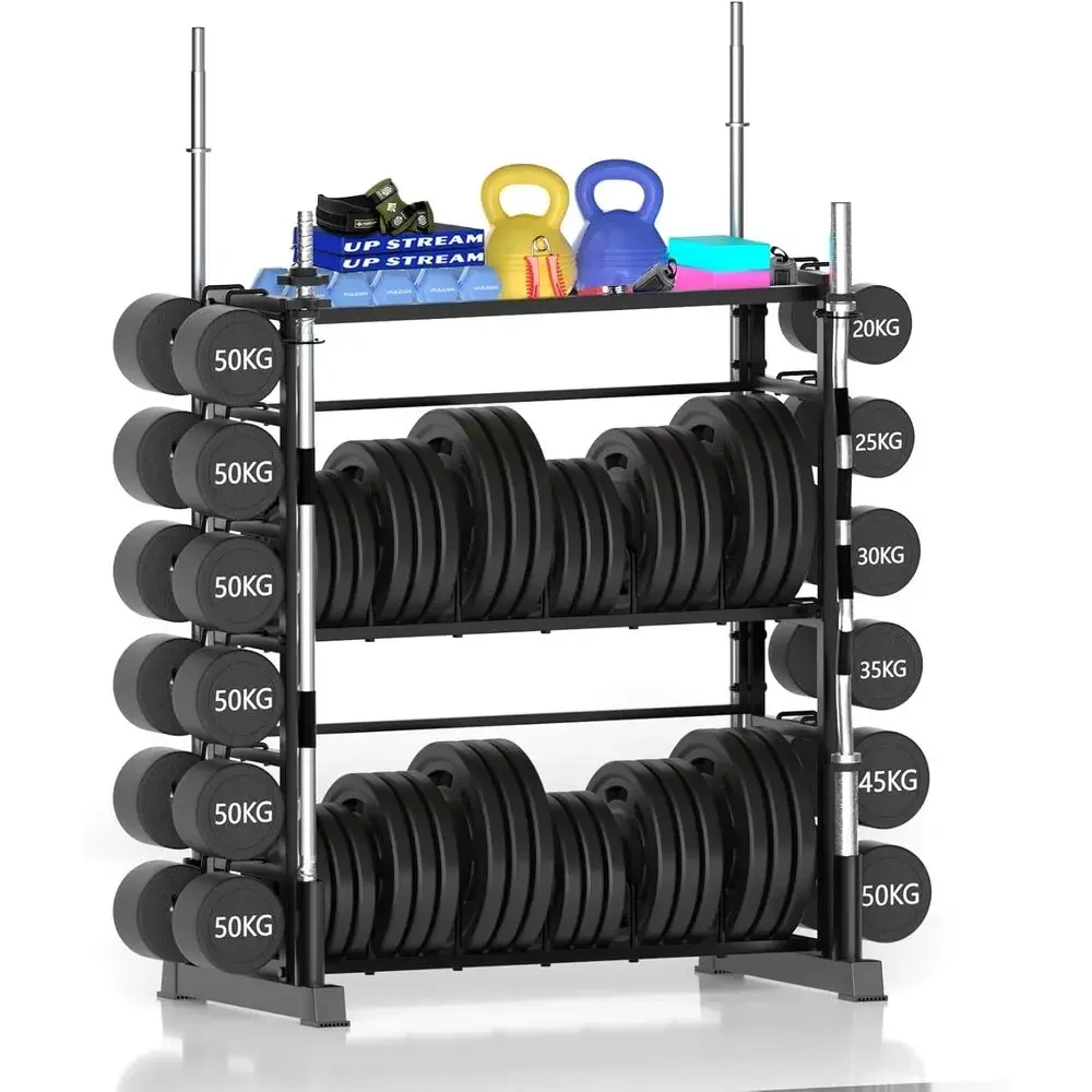 Home Gym Kettlebells - Support de rangement pour plaques de