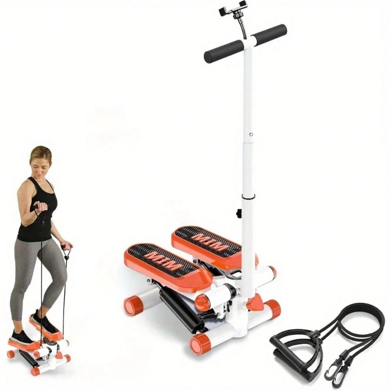 Home Gym Leg Machine - Mini stepper avec bandes de résistance