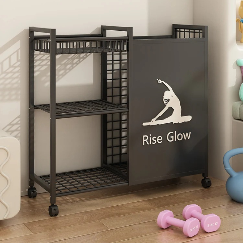 Home Gym In Garage - Chariot de fitness mobile avec roulettes