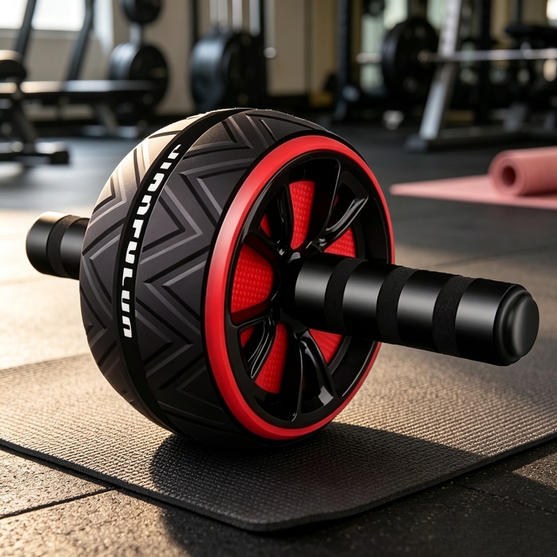 Ab Roller Wheel - Roue abdominale antidérapante, équipement de fitness