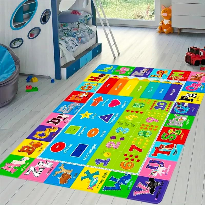 Home Gym On Carpet - Tapis de jeu éducatif pour bébé,