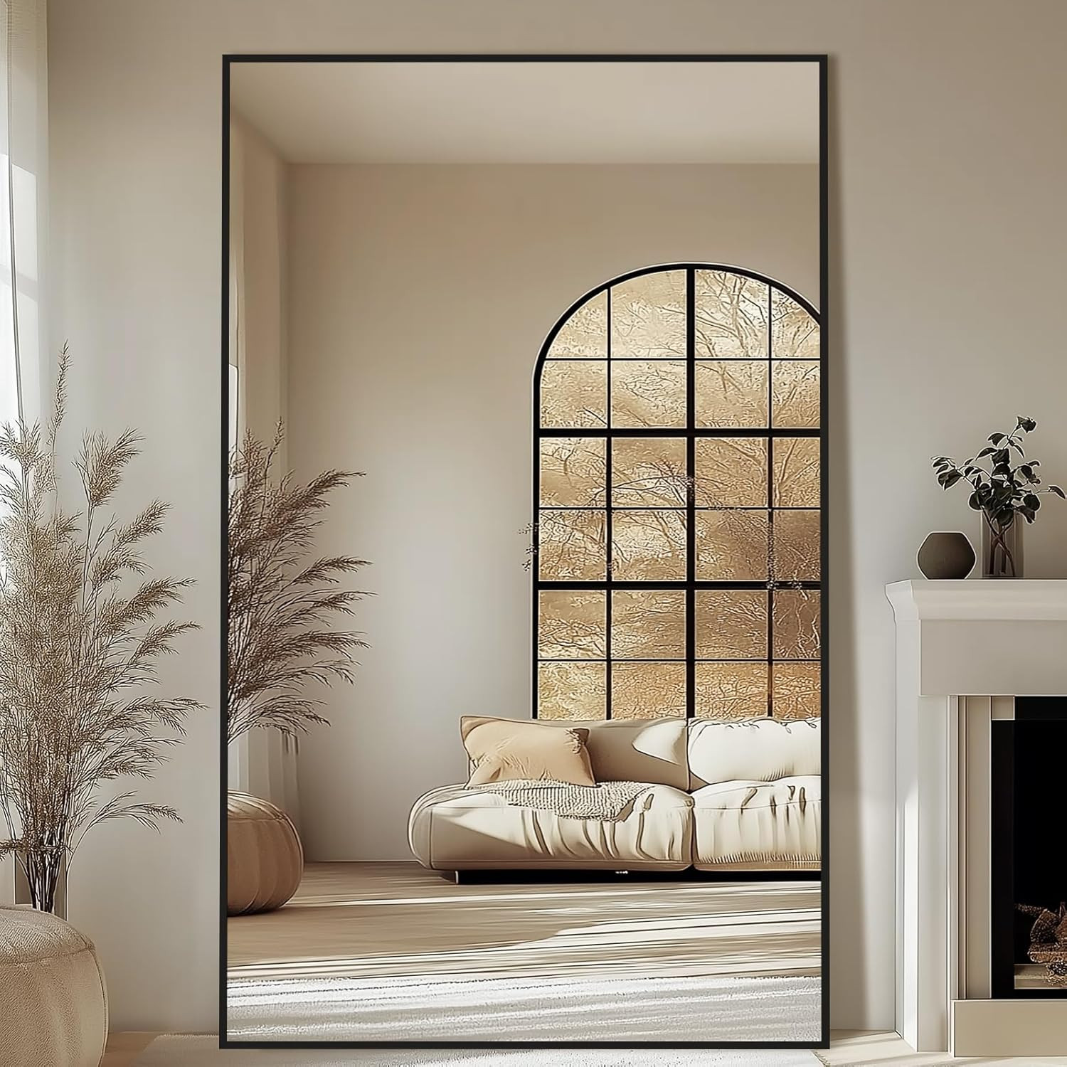 Home Gym Decor - Grand miroir sur pied de 72