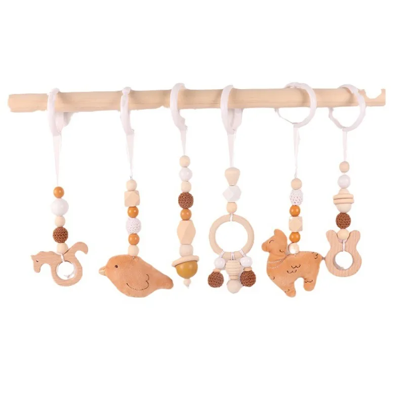Home Gym Decor - Jouets en bois de hêtre pour