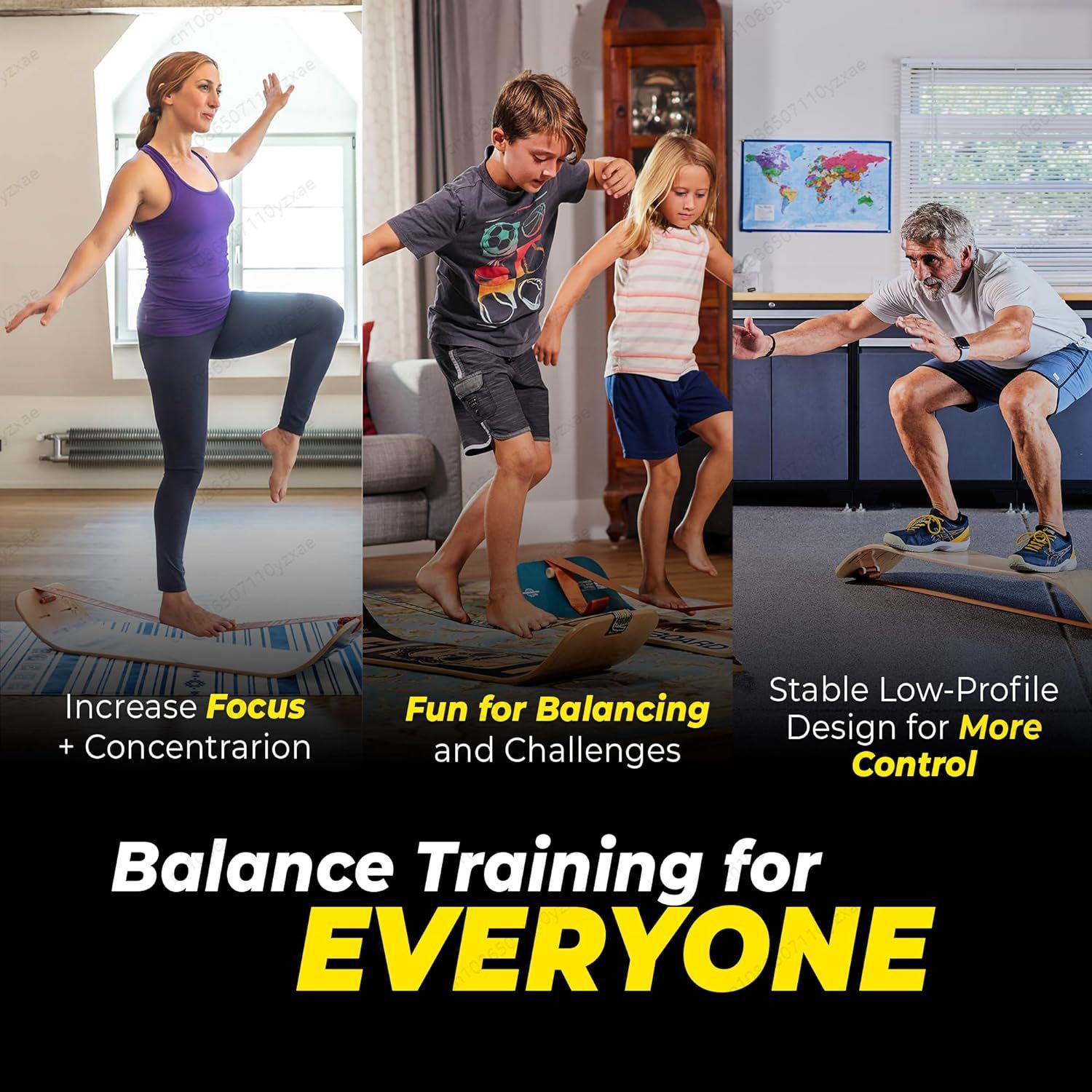 Planche d'équilibre Slackline  - Wobble Board Balance avis et prix