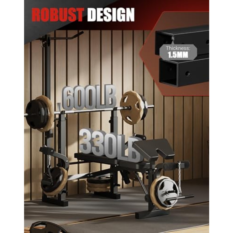 Ensemble de bancs de musculati - Preacher Curl Pad avis et prix