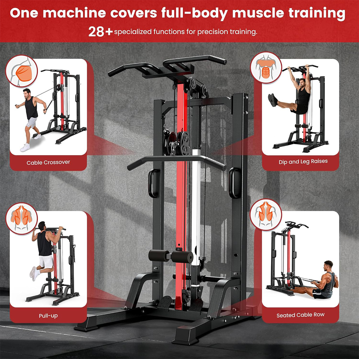 Machine de musculation Pooboo  - Home Gym Leg Machine avis et prix