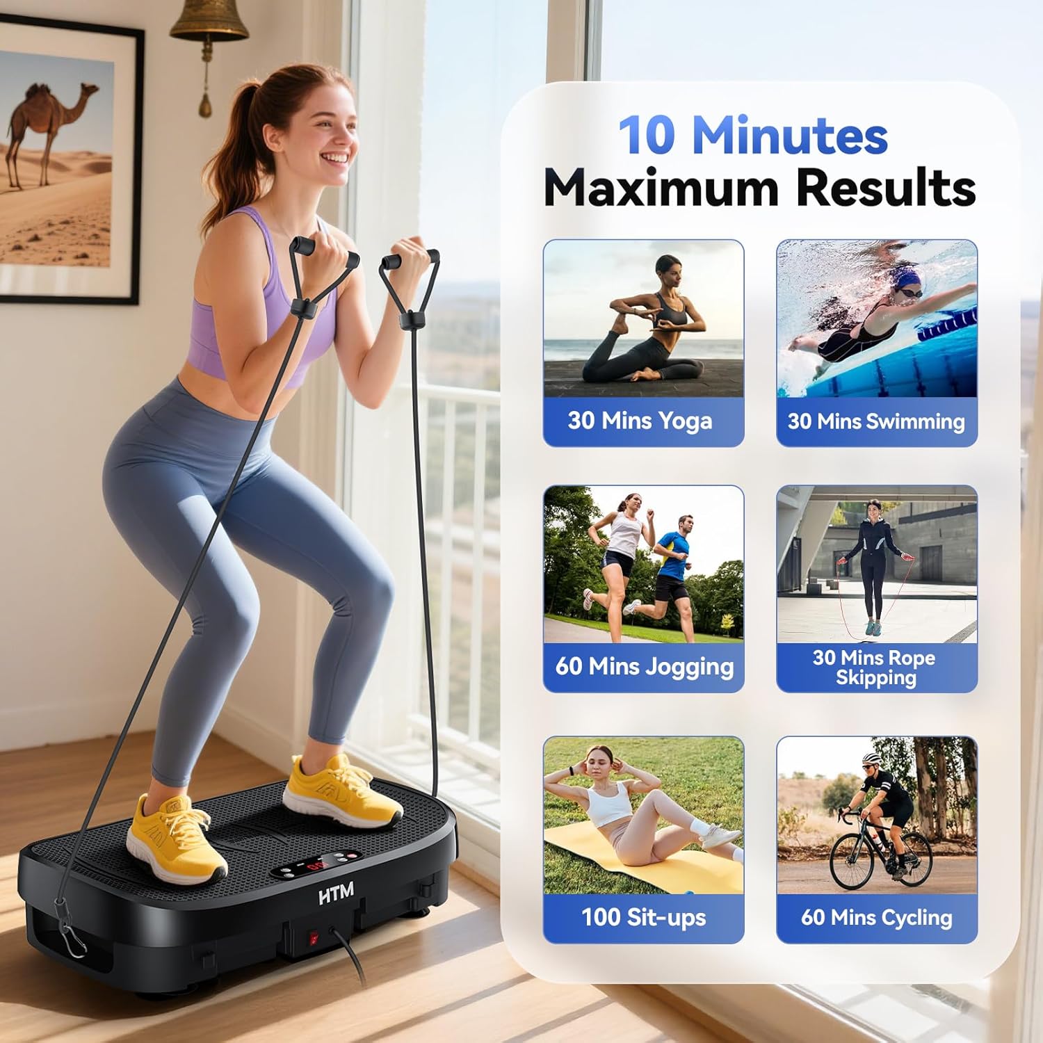 Plateforme vibrante pour brûle - Home Gym Training Program avis et prix