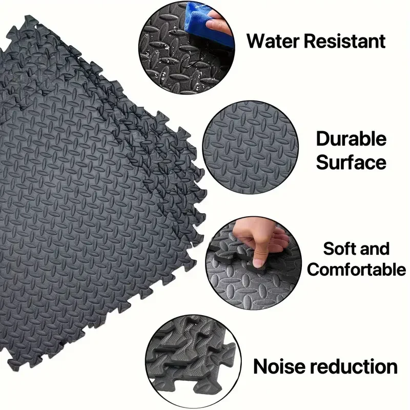 Tapis d'activité cousu en mous - Home Gym On Carpet avis et prix