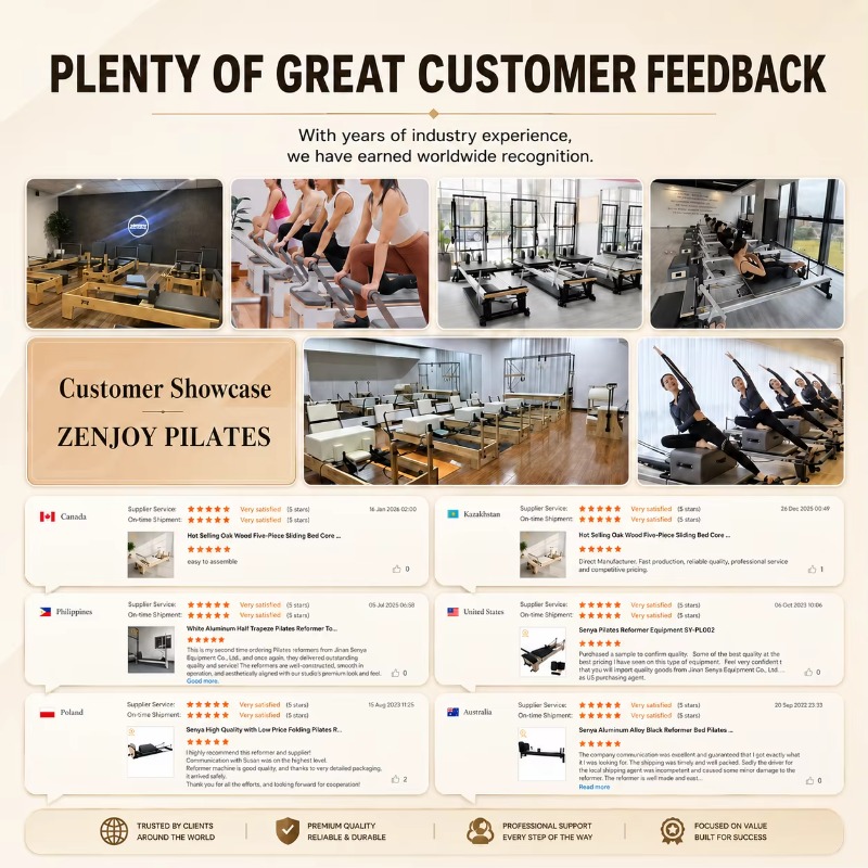 YTYIN Reformer Pilates en bois - Home Gym Leg Machine avis et prix