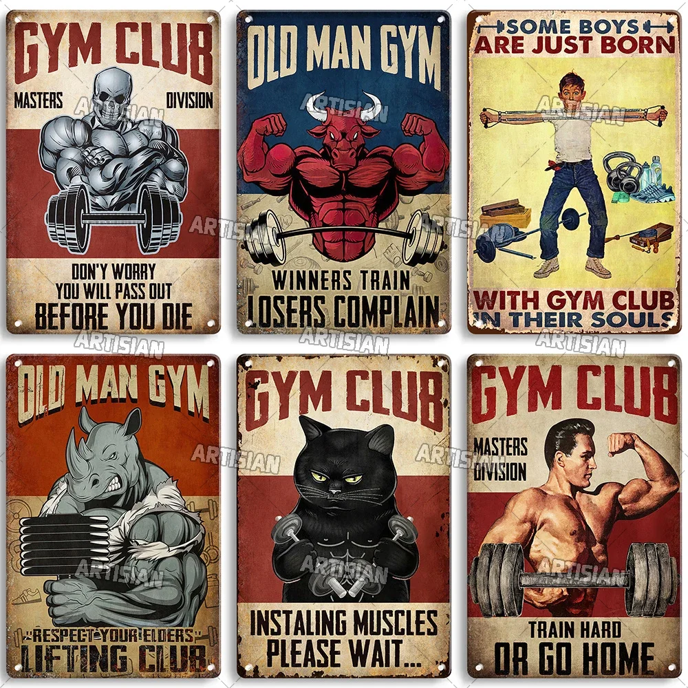 Plaque murale décorative en mé - Home Gym Decor avis et prix