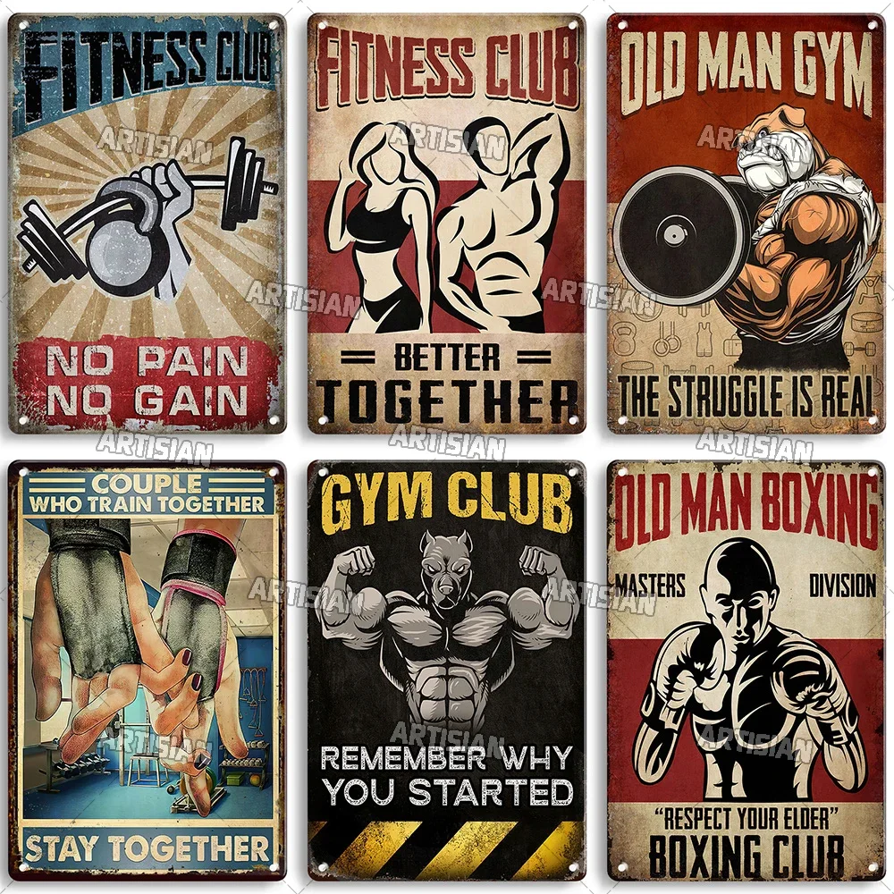 Plaque murale décorative en mé - Home Gym Decor avis et prix