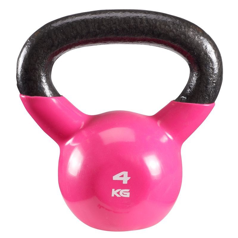 Kettlebell en vinyle avec poig - Home Gym Kettlebells avis et prix
