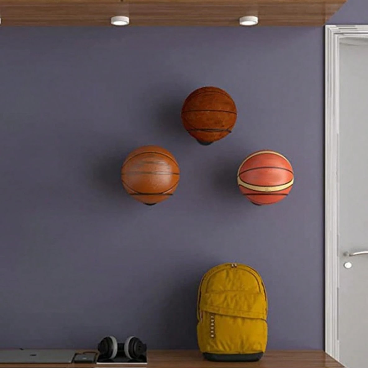 Support mural compact pour bal - Home Gym In Garage avis et prix