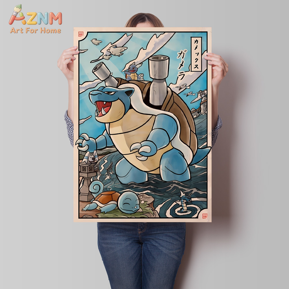 Peinture sur toile Pokemon Squ - Home Gym Decor avis et prix