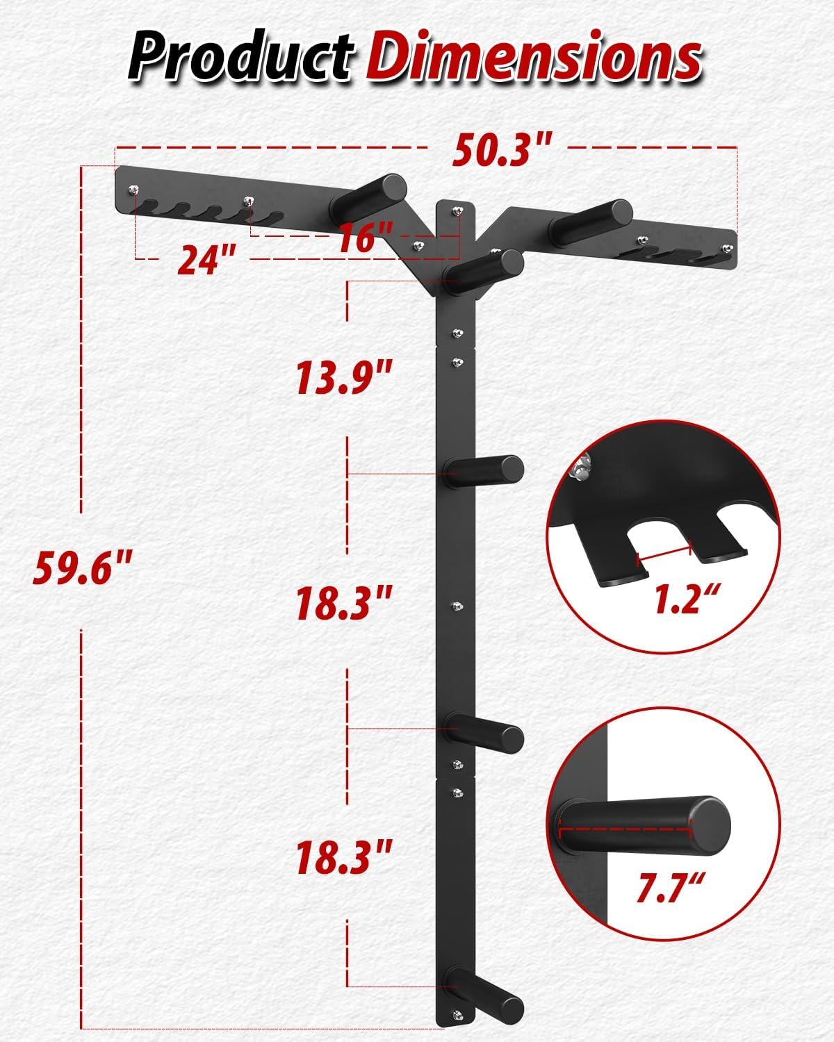 Support mural pour rangement d - Home Gym In Garage avis et prix