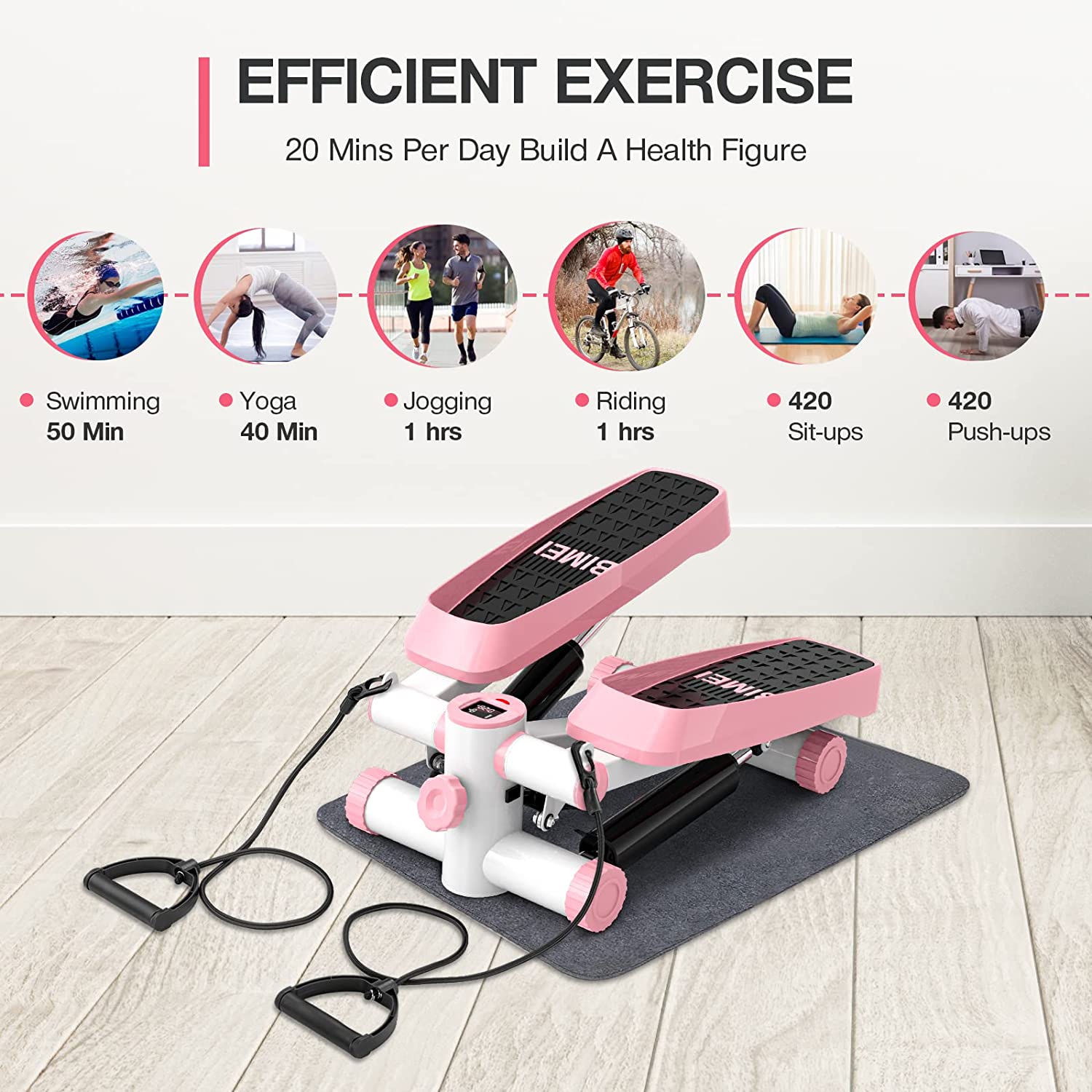 Mini stepper de fitness portab - Home Gym Training Program avis et prix