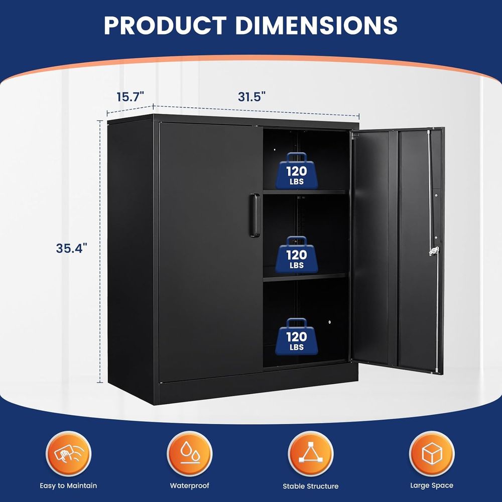 Armoire de rangement en acier  - Home Gym In Garage avis et prix