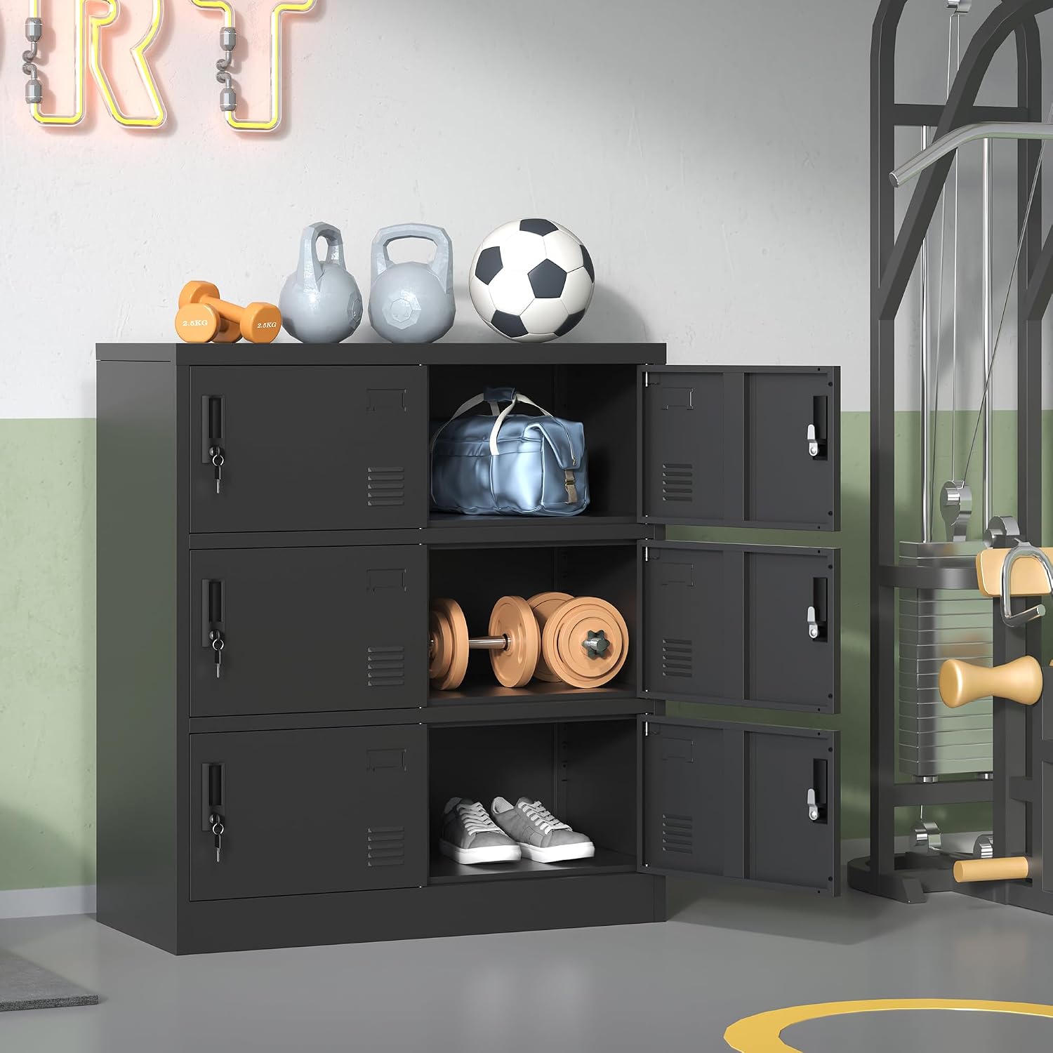 Casier métallique pour employé - Home Gym In Garage avis et prix